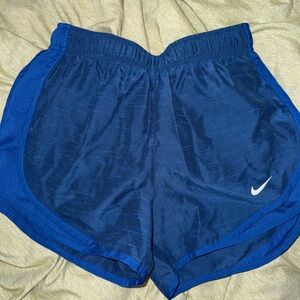 Nike Women's Blue Dri-Fit Athletic Shorts
